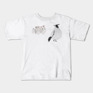 When the black sheep of the family leaves Kids T-Shirt